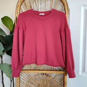 A.L.C. Puff sleeve crewneck sweatshirt